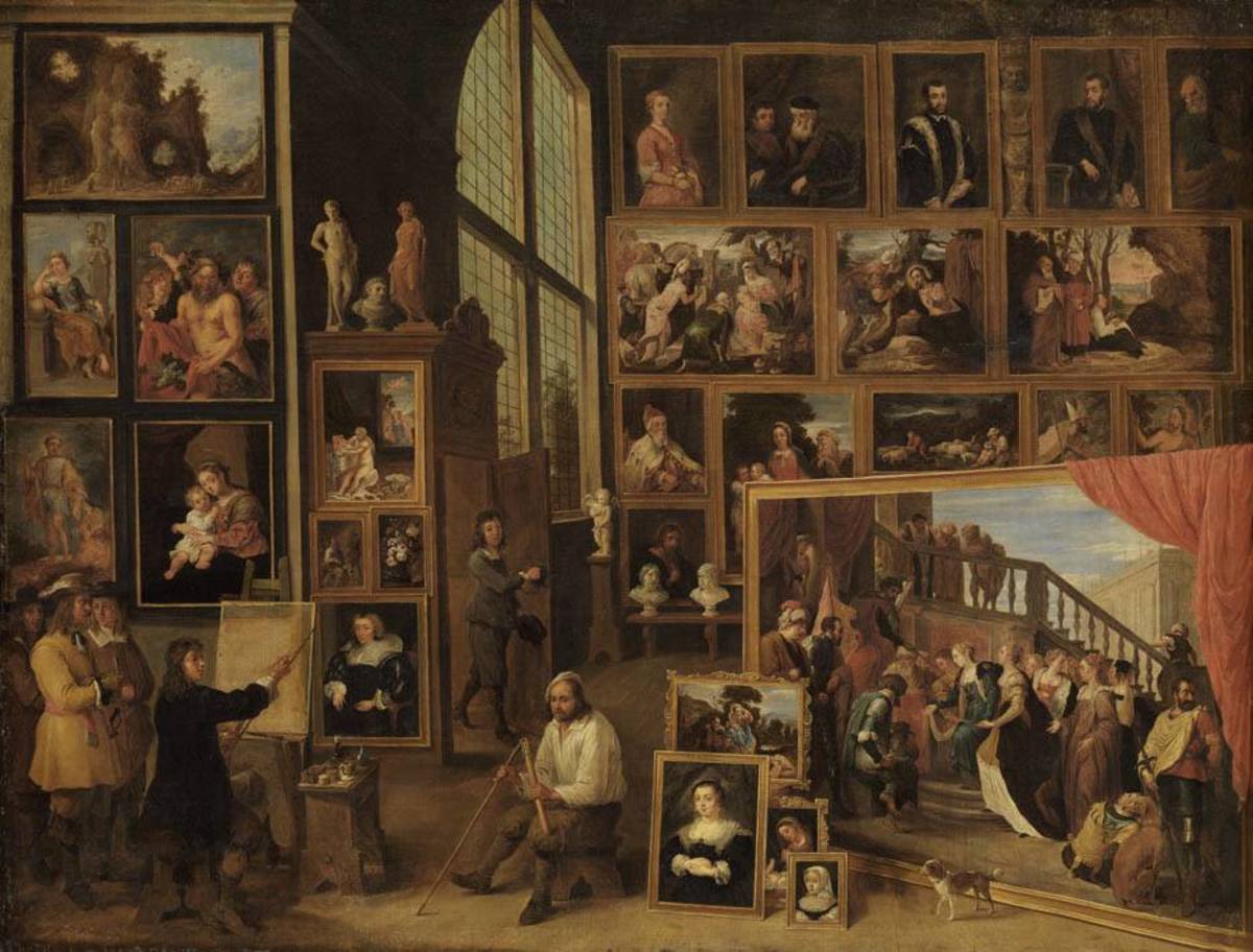 L'Archiduc Léopold-Guillaume dans sa galerie à Bruxelles (I) - David Teniers le Jeune