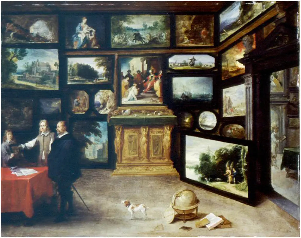 Intérieur d’une galerie de tableaux - David Teniers le Jeune - Alpha Reproduction