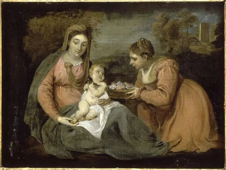 Adoration de l’Enfant Jésus - David Teniers le Jeune - Alpha Reproduction