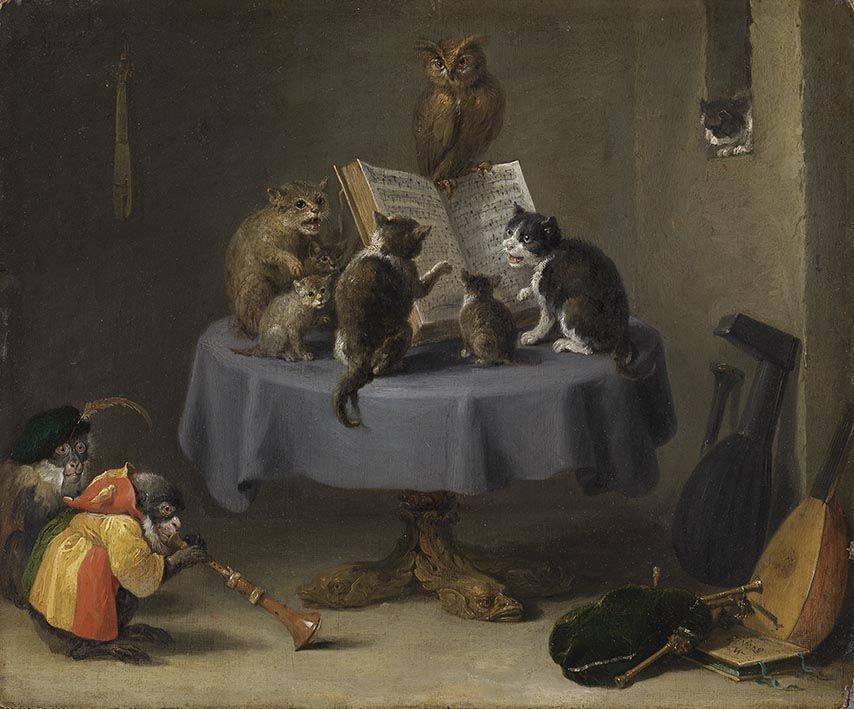 Concert de chats - David Teniers le Jeune