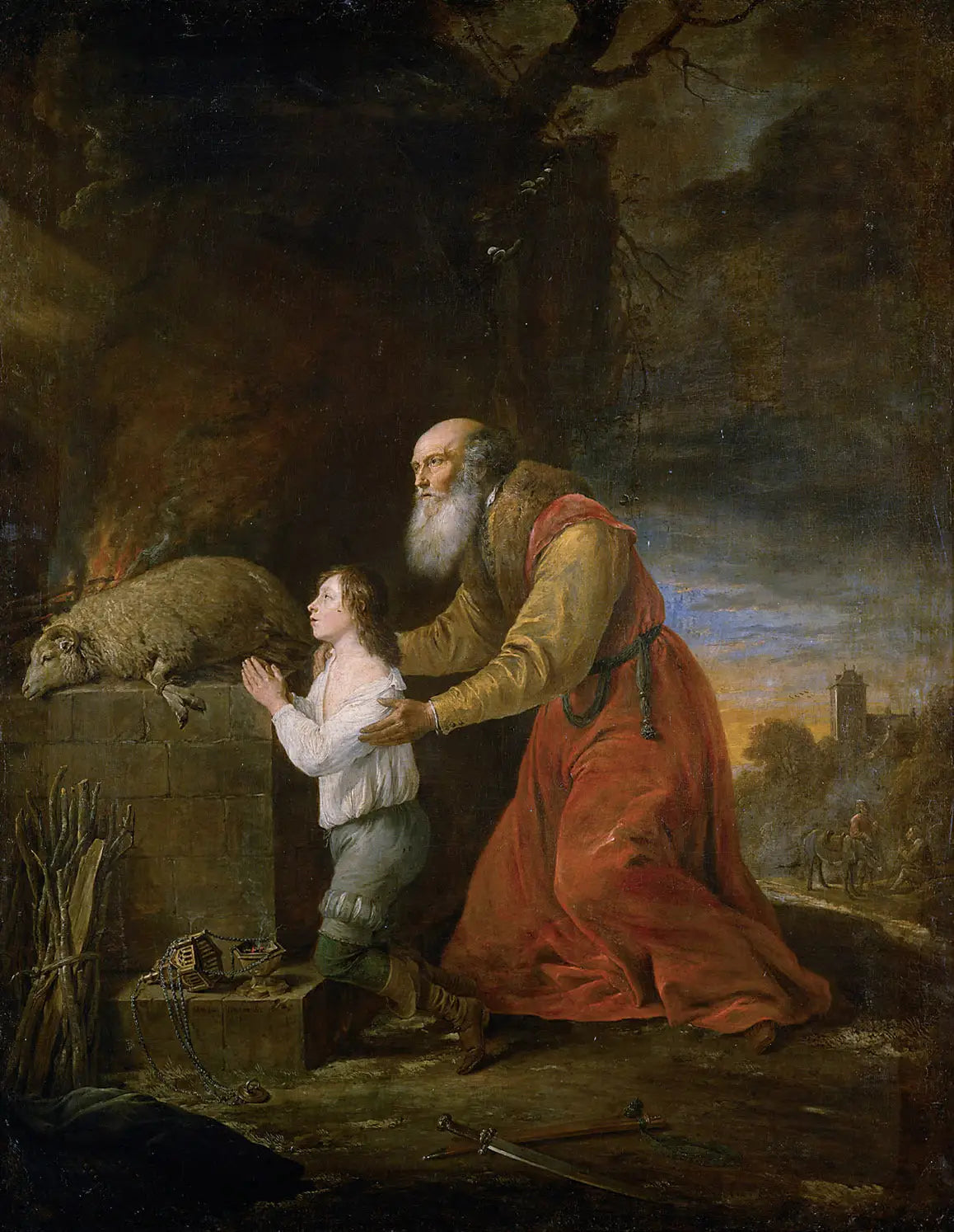 Le sacrifice d’Abraham - David Teniers le Jeune - Alpha Reproduction
