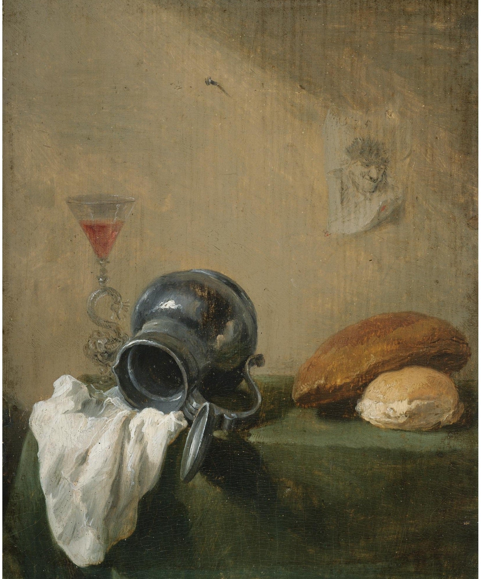 Nature morte à la cruche renversée - David Teniers le Jeune