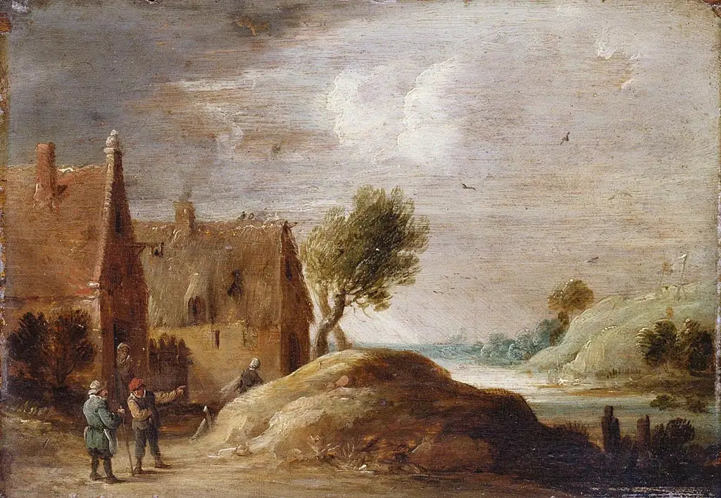 Paysage avec figures - David Teniers le Jeune - Alpha Reproduction