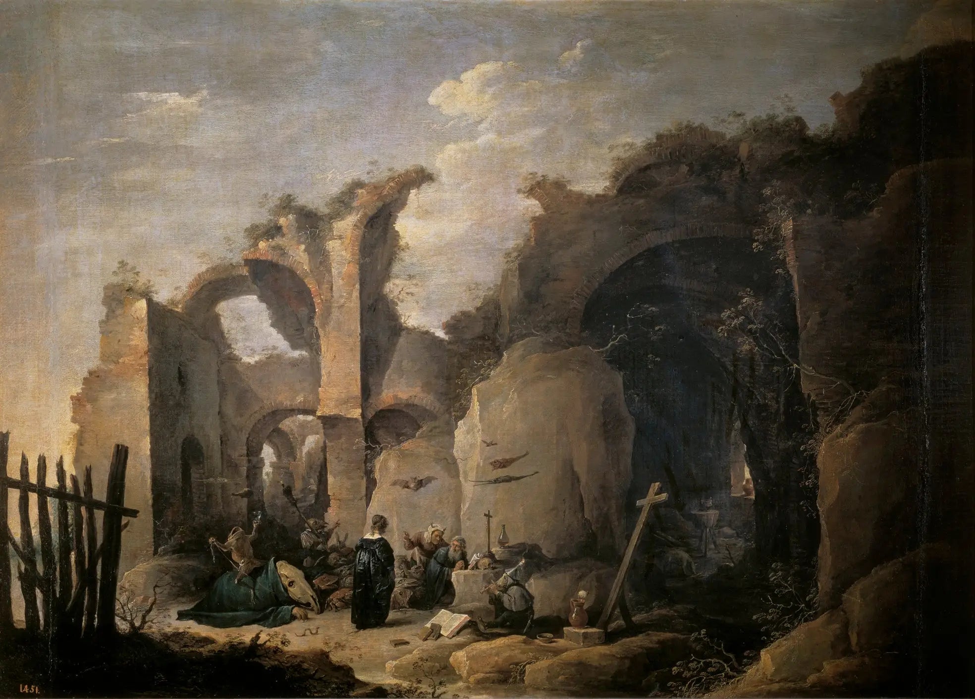 Les Tentations de Saint Antoine Abbé - David Teniers le Jeune - Alpha Reproduction