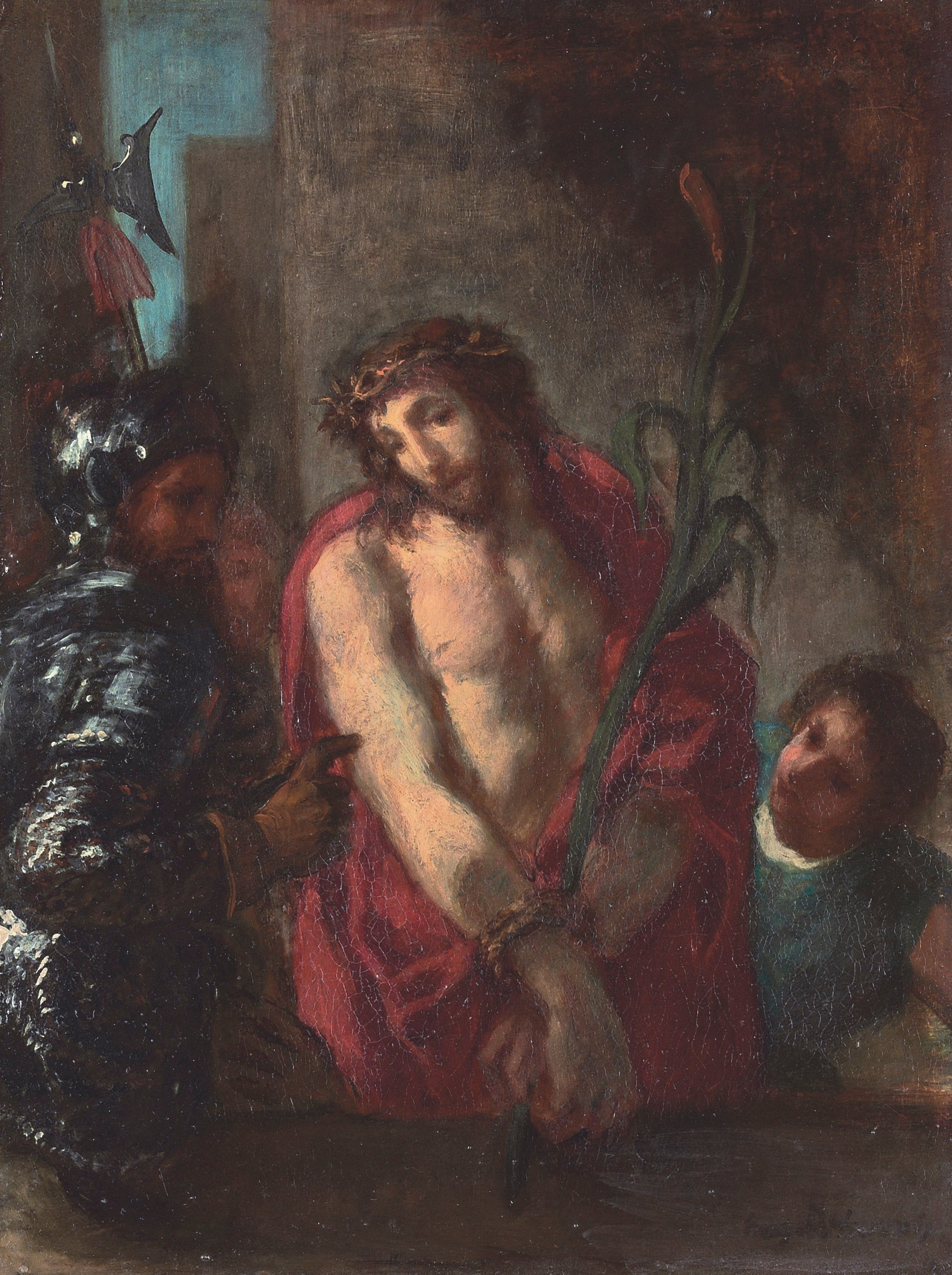 Reproduction du tableau « Ecce homo - Eugène Delacroix » par Alpha Reproduction en peinture à l’huile