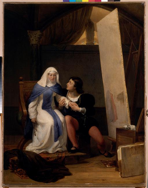 Filippo Lippi et Lucrezia Buti - Paul Delaroche