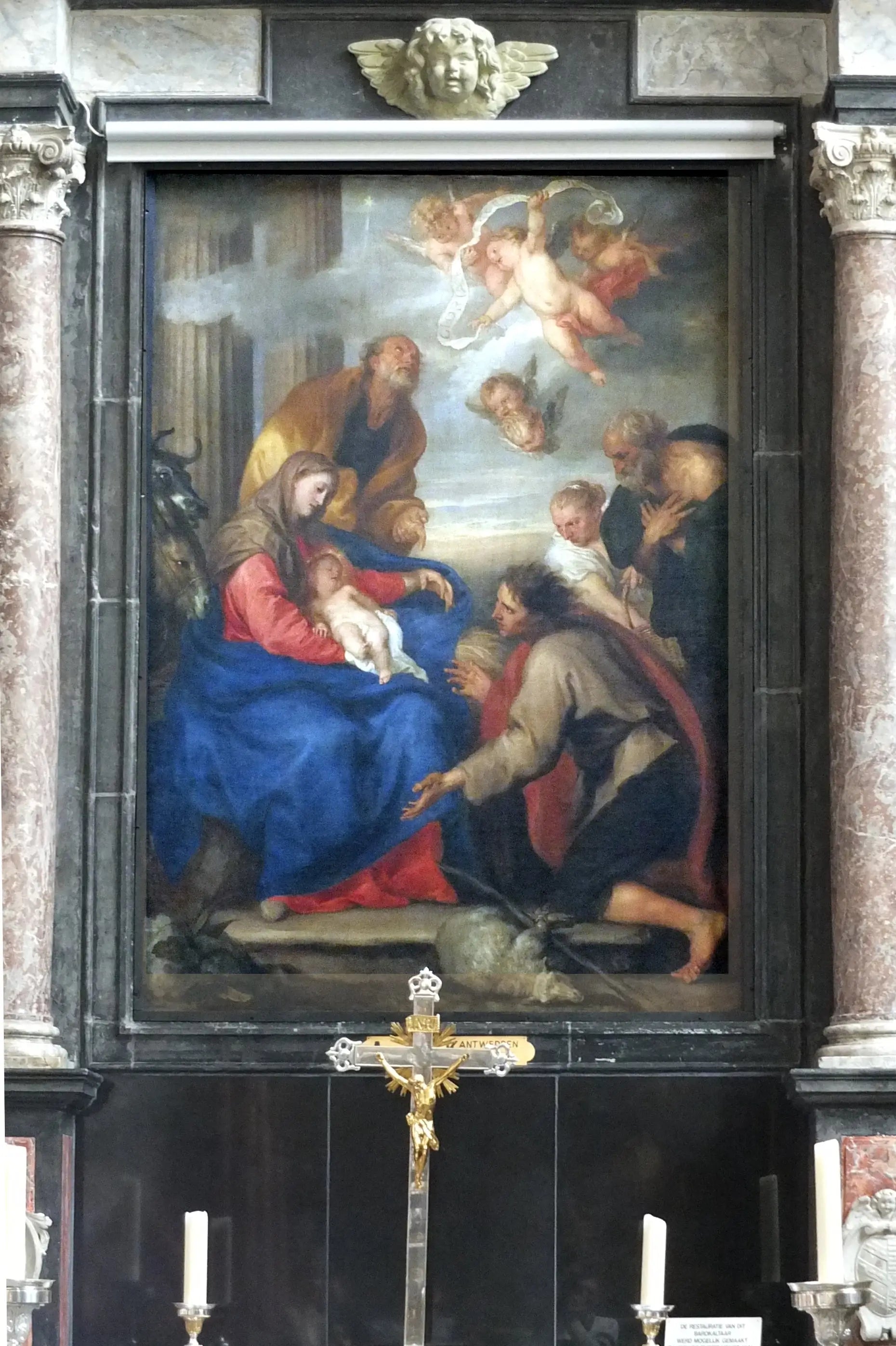 Adoration des bergers - Antoine van Dyck - Alpha Reproduction