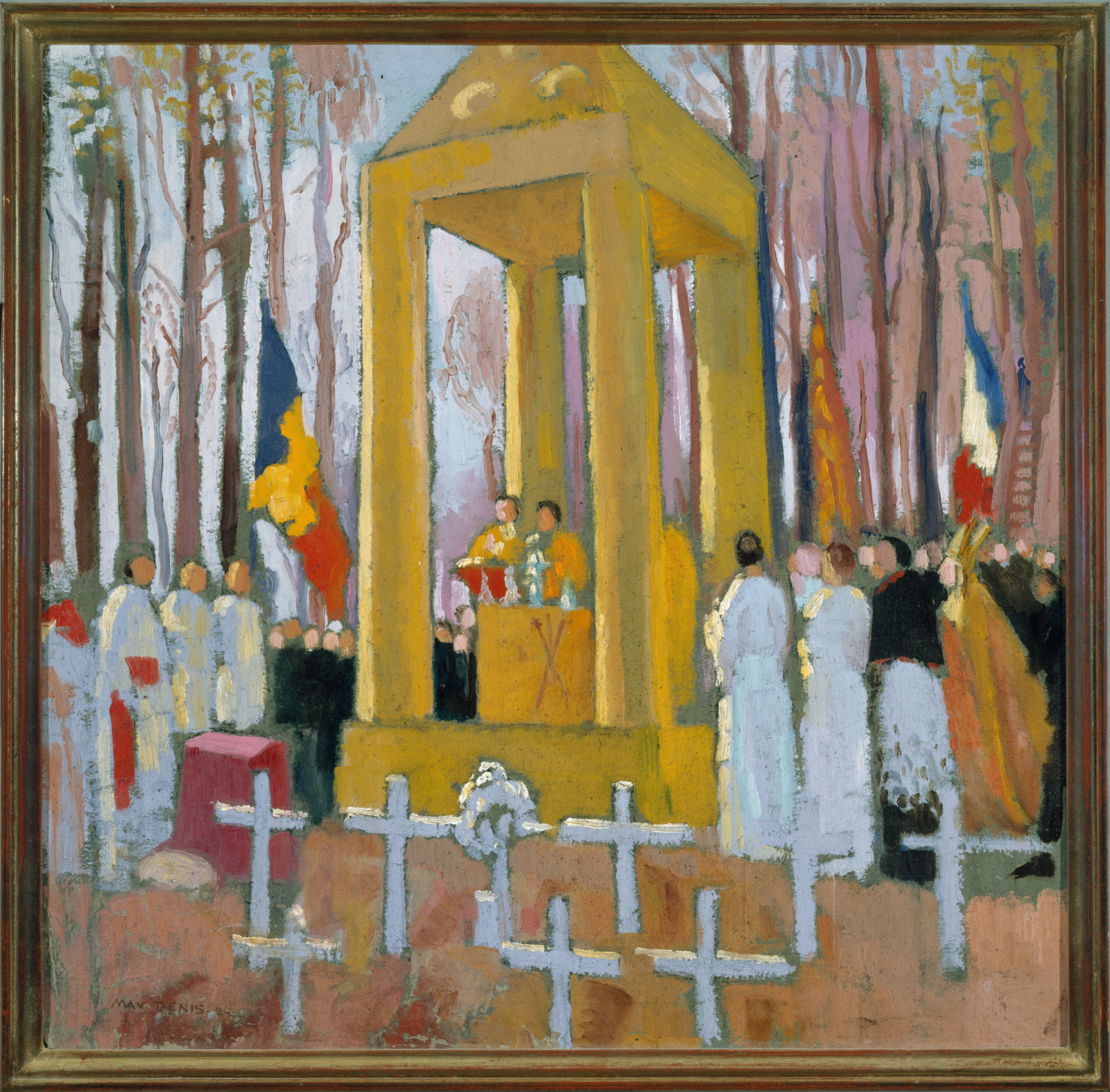 Messe devant la tombe d'Ernest Psichari - Maurice Denis