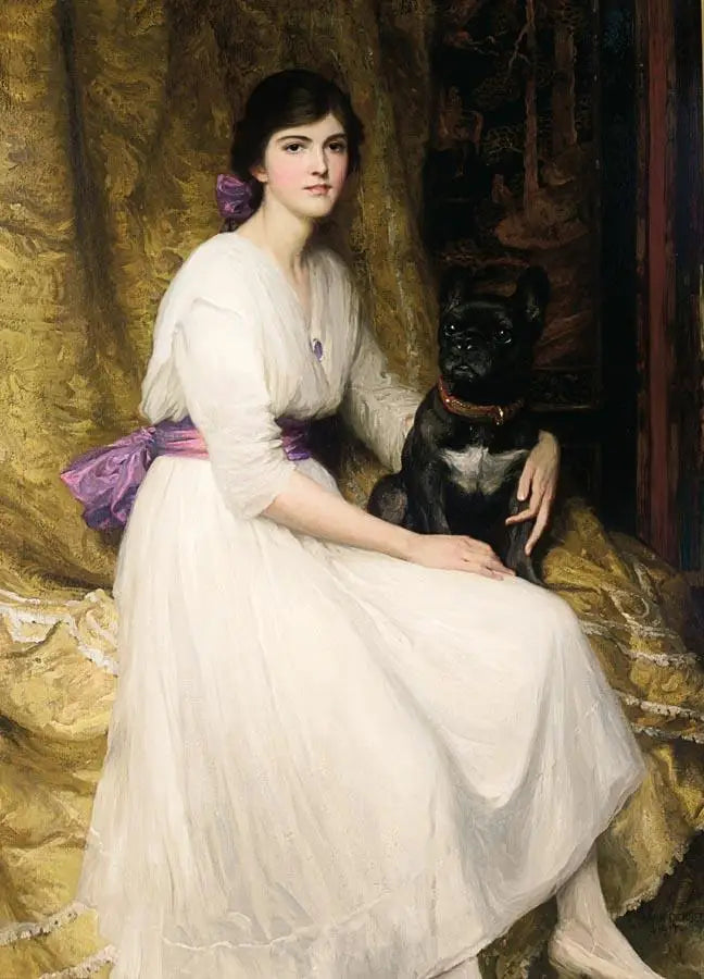 Portrait de la nièce de l’artiste Dorothy - Frank Bernard Dicksee - Alpha Reproduction