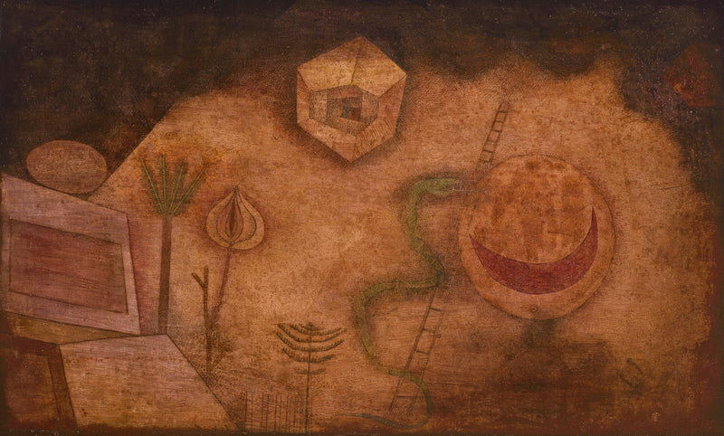 Die Schlange auf der Leiter, 1929 - Paul Klee