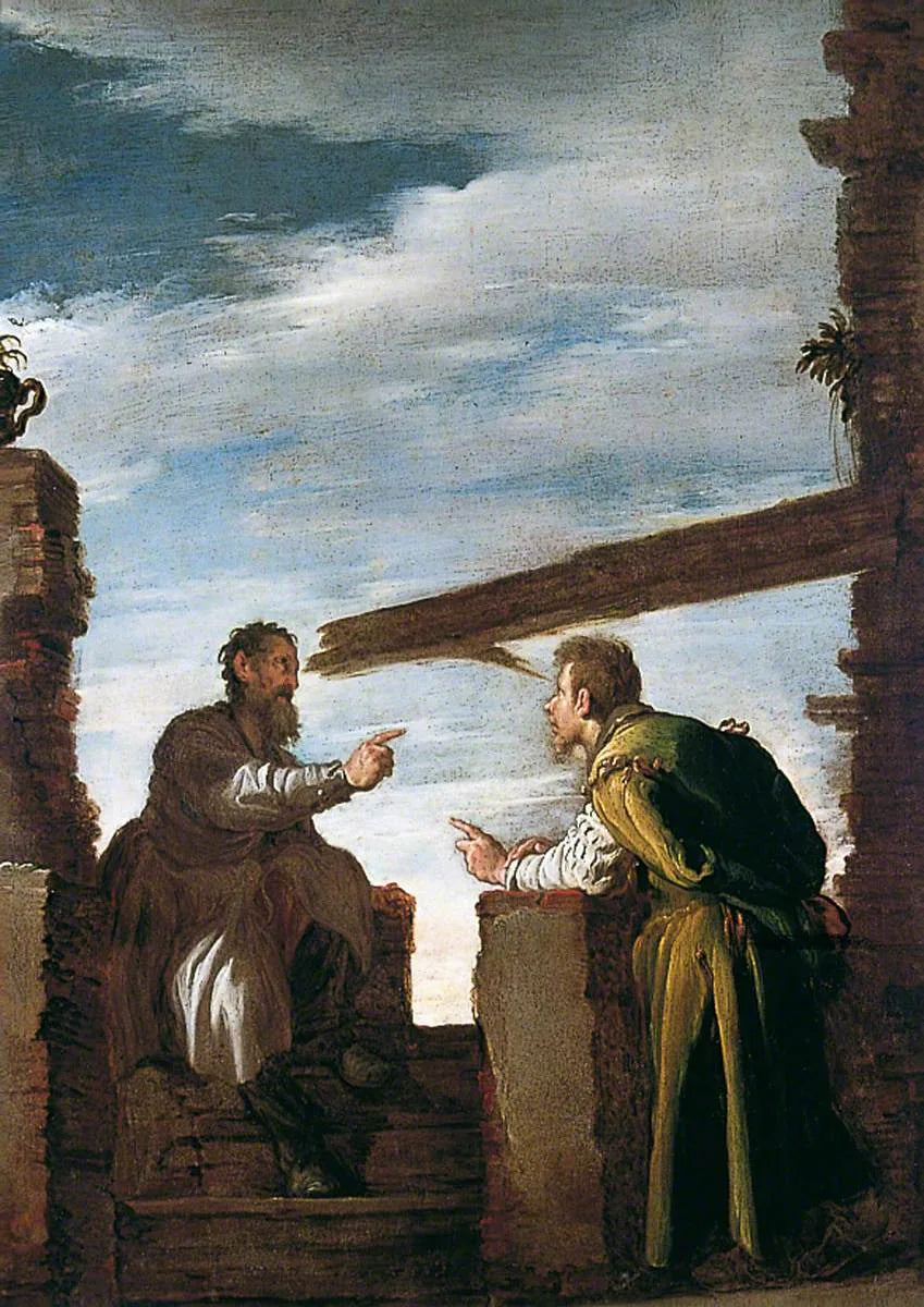 La parabole de la paille et de la poutre - Domenico Fetti image 1 reproduction réalisée par Alpha Reproduction