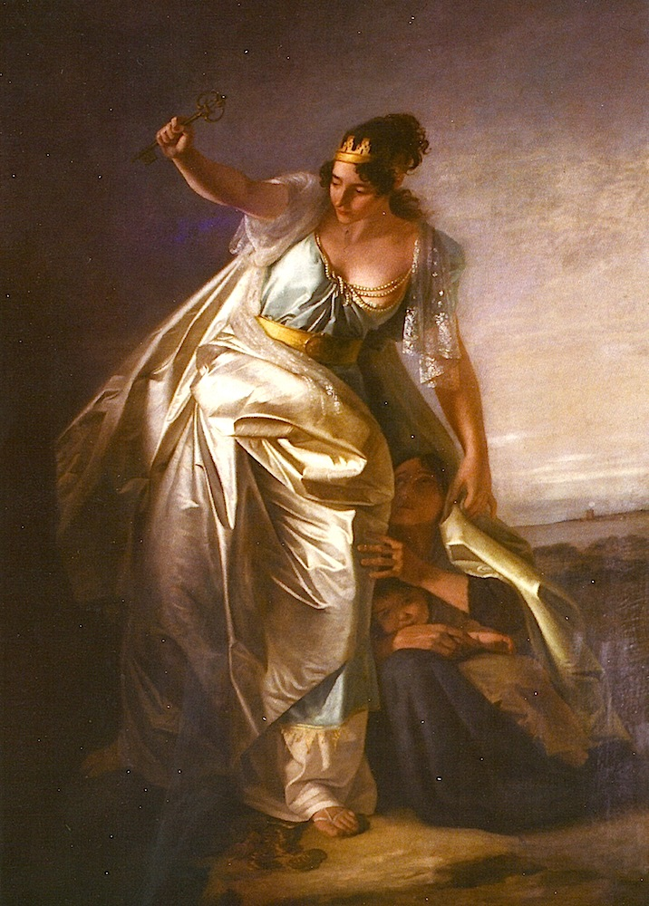 Lisbonne protégeant ses habitants, Domingos Sequeira, 1812