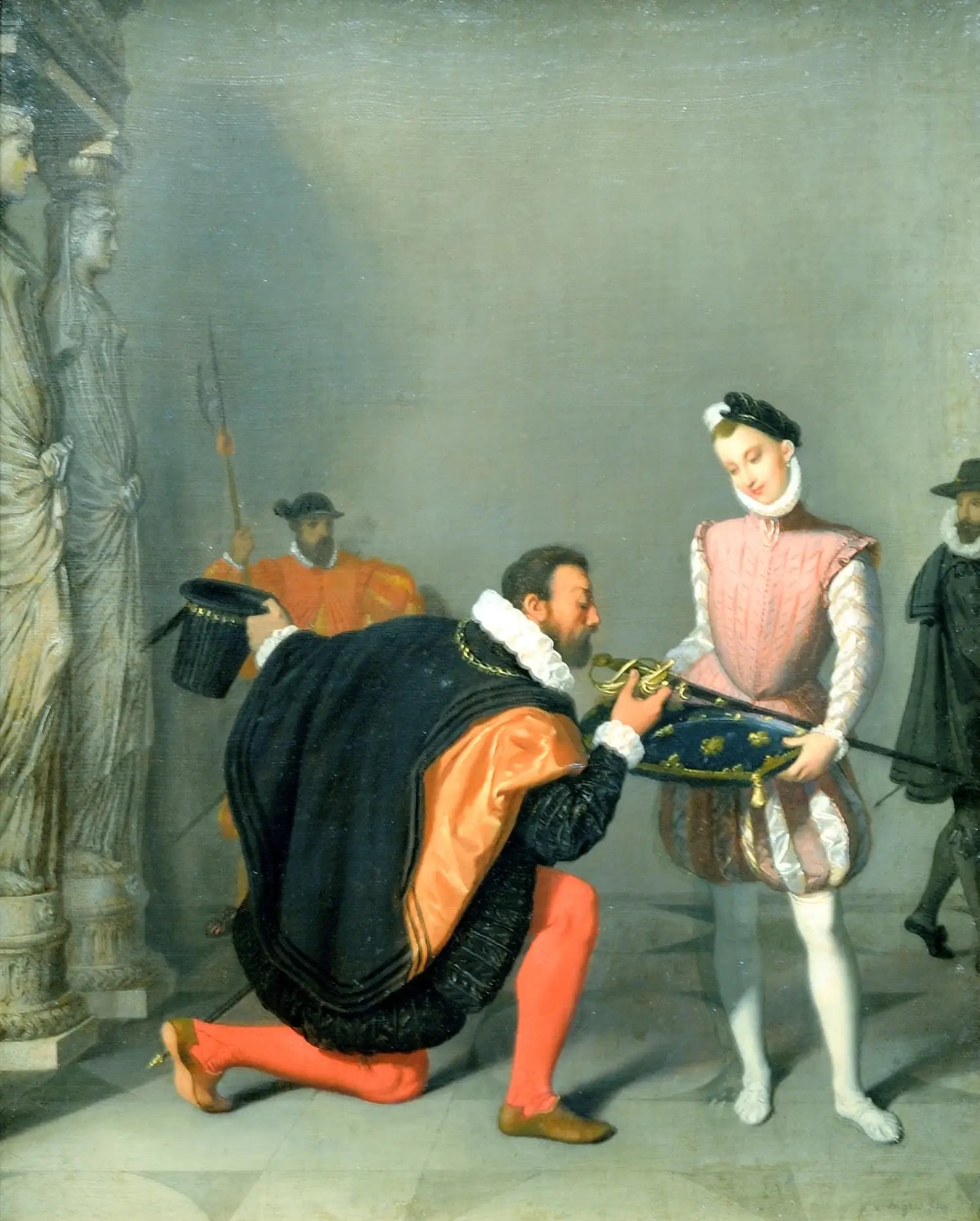 Don Pedro de Tolède baisant l’épée d’Henri IV - Jean-Auguste-Dominique Ingres - Alpha Reproduction
