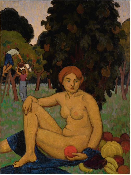 EVE ASSISE (LA FEMME ET LA POMME) - Roger de La Fresnaye