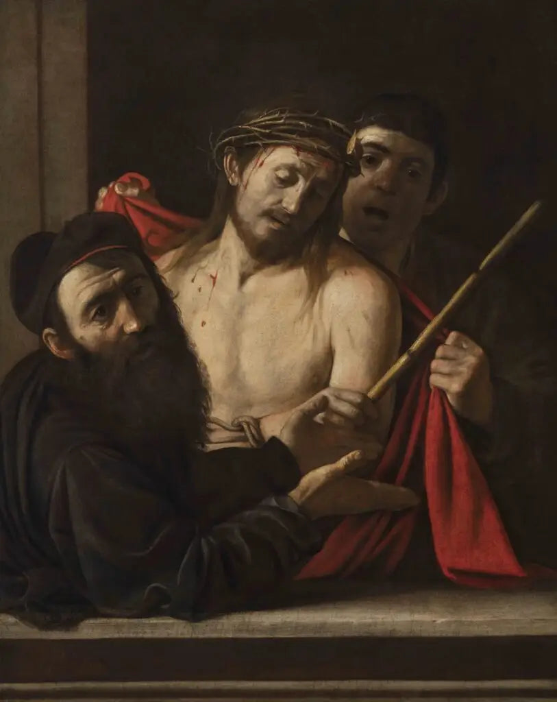 Reproduction du tableau « Ecce homo - Le Caravage » par Alpha Reproduction en peinture à l’huile