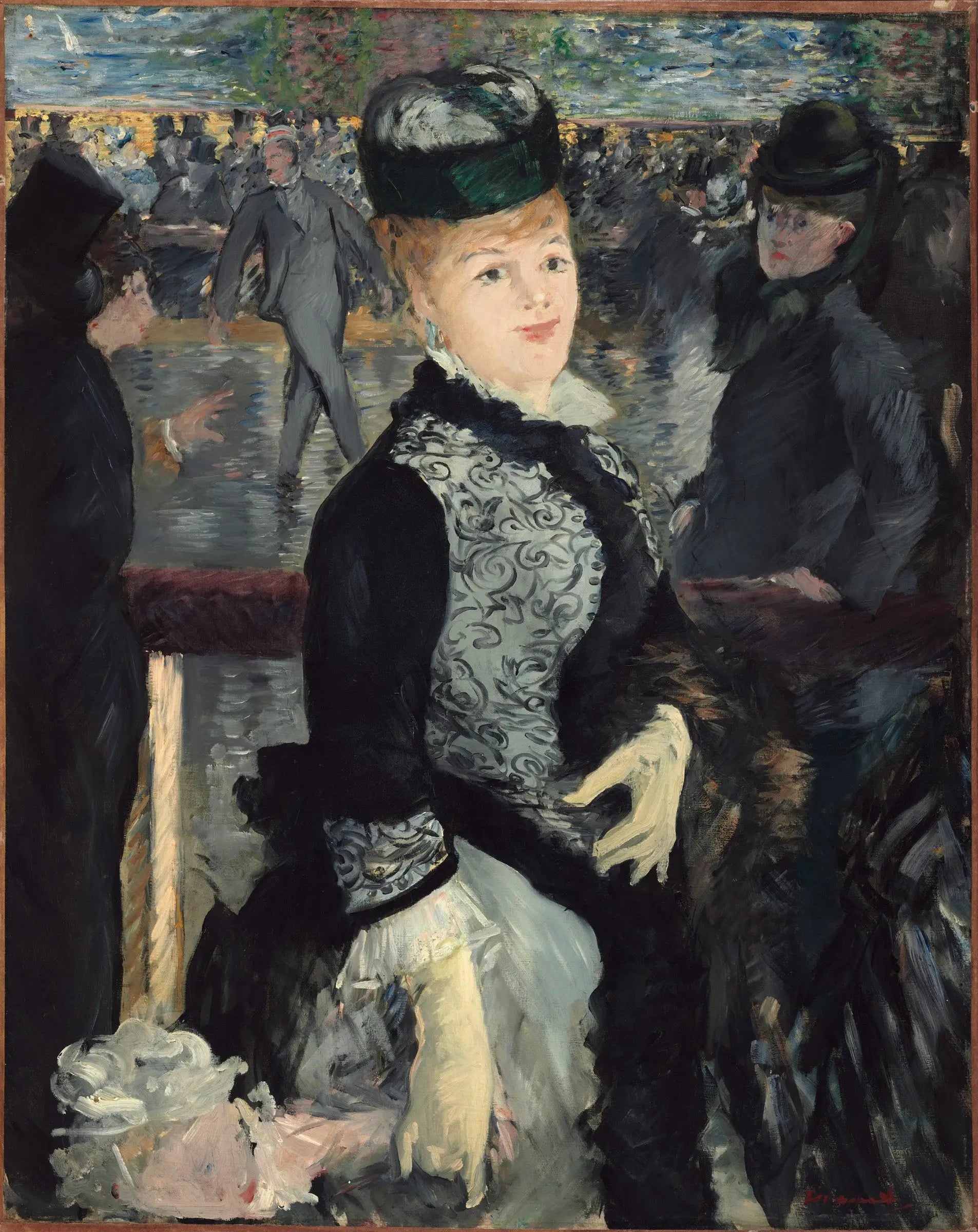 Reproduction du tableau « La patineuse - Édouard Manet » par Alpha Reproduction en peinture à l’huile