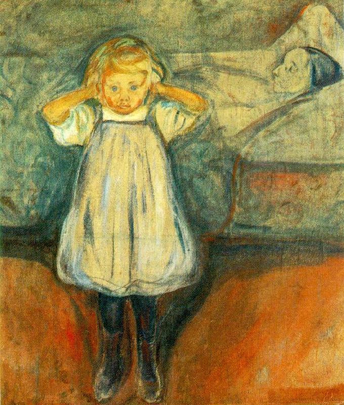 Reproduction du tableau « La Mort et l'Enfant - Edvard Munch » par Alpha Reproduction en peinture à l’huile