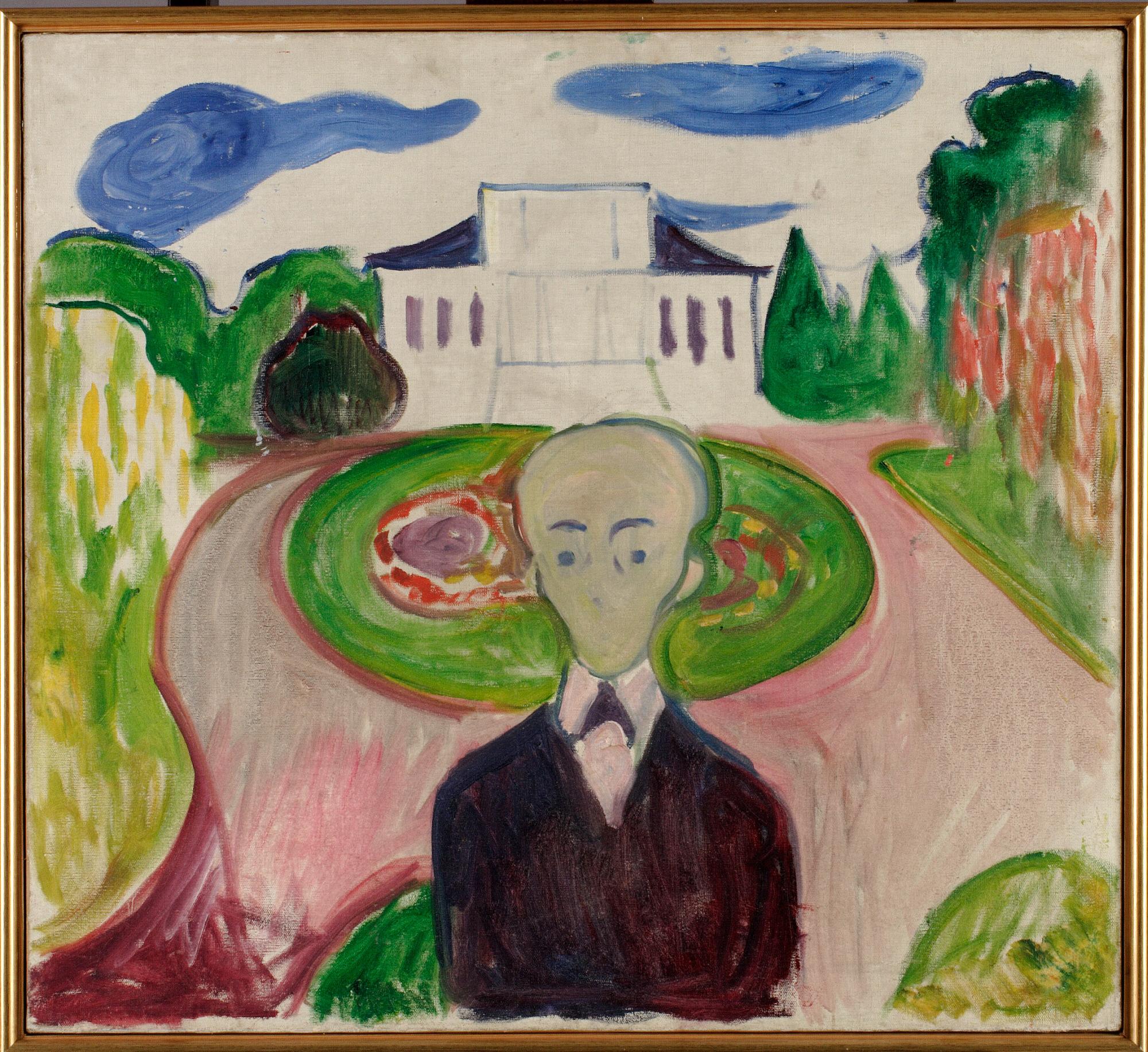 Reproduction du tableau « Propriétaire dans le parc - Edvard Munch » par Alpha Reproduction en peinture à l’huile