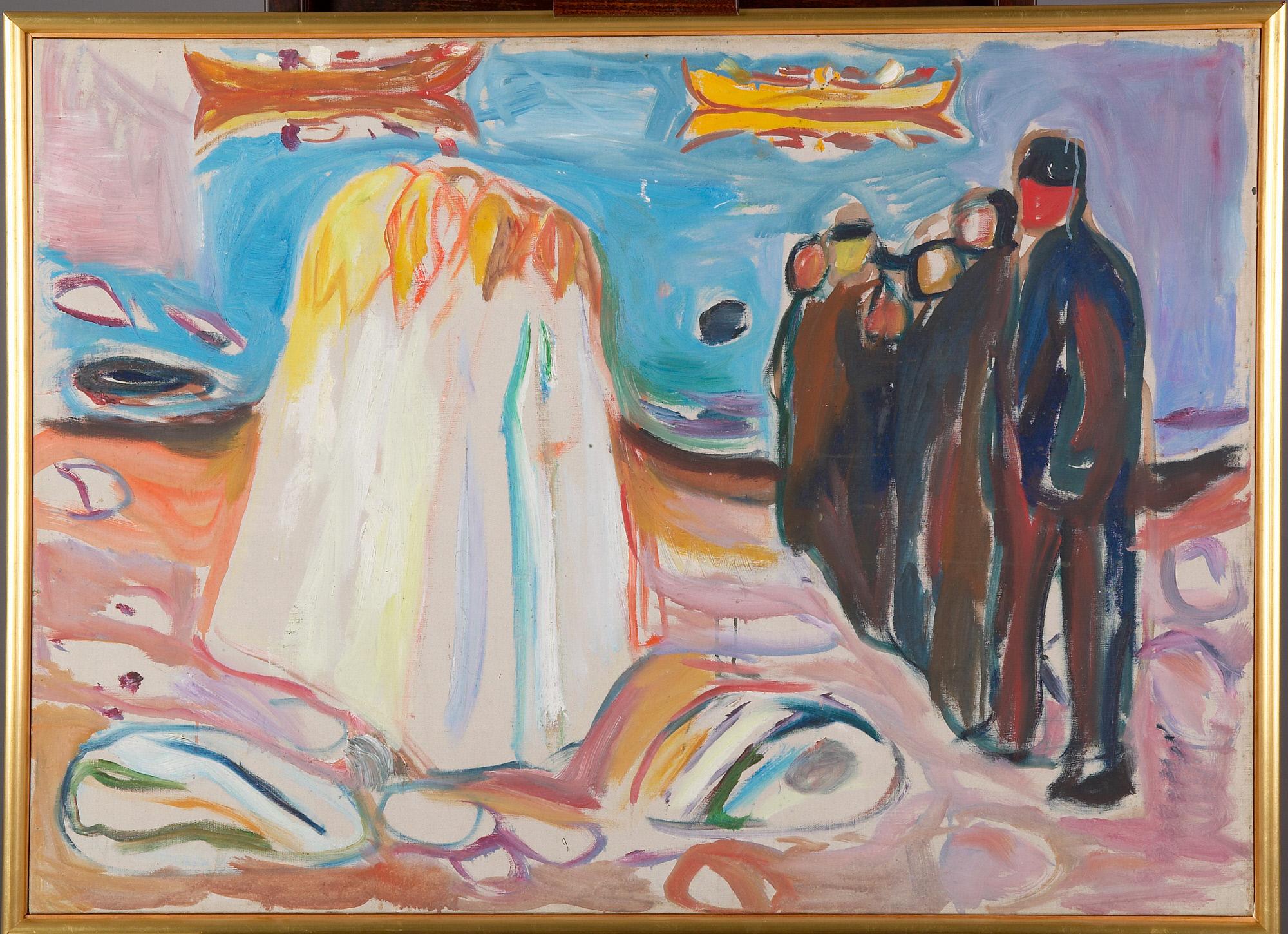 Reproduction du tableau « Rencontre - Edvard Munch » par Alpha Reproduction en peinture à l’huile