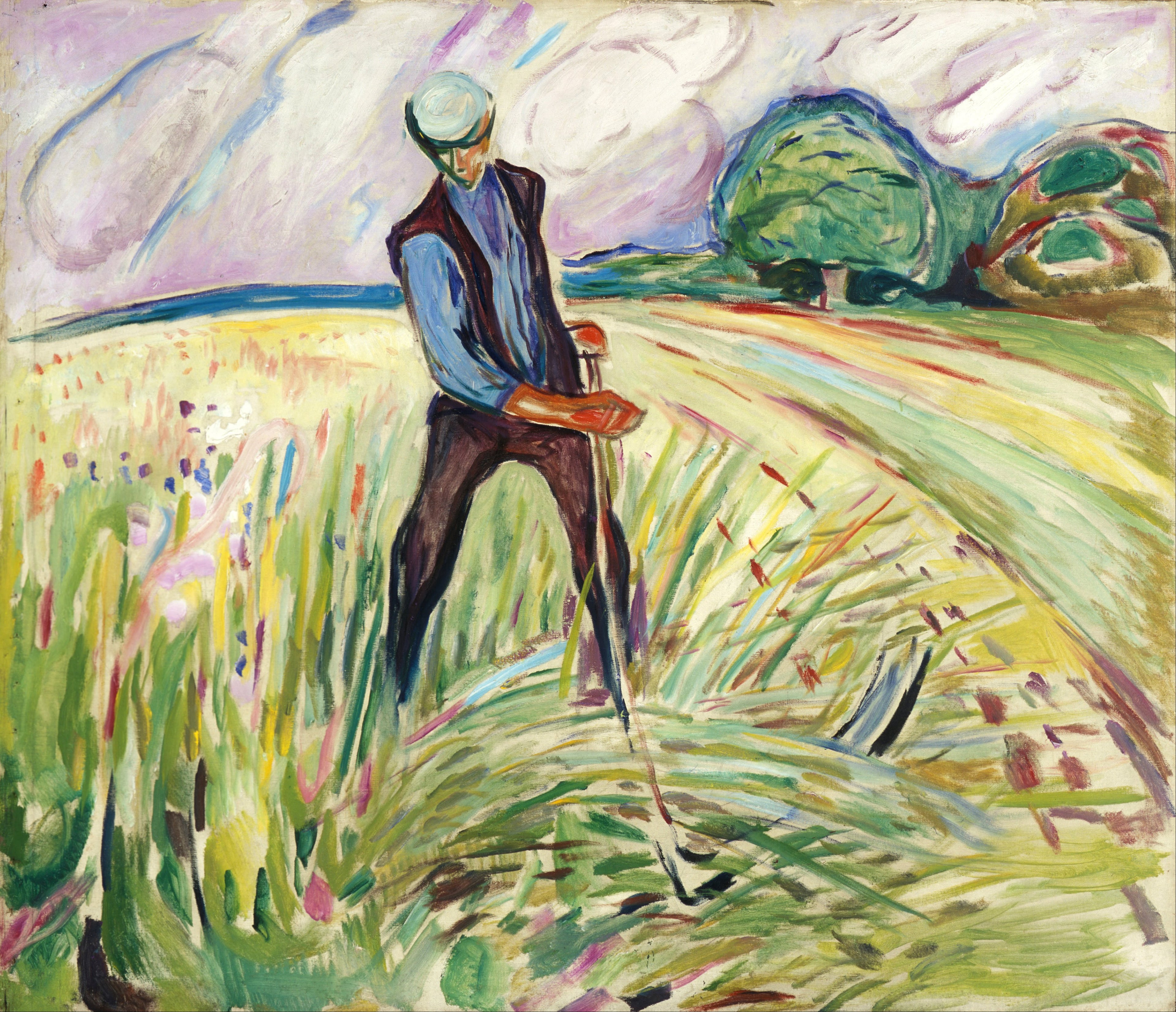 Reproduction du tableau « Le Moissonneur - Edvard Munch » par Alpha Reproduction en peinture à l’huile