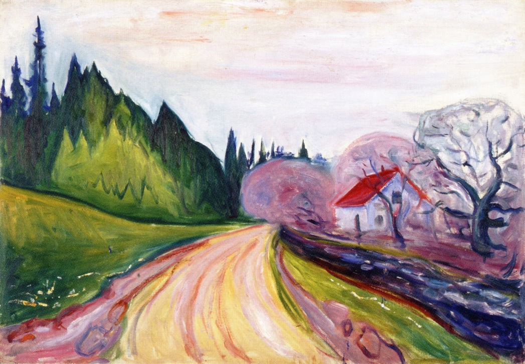 Reproduction du tableau « La Route vers Borre - Edvard Munch » par Alpha Reproduction en peinture à l’huile