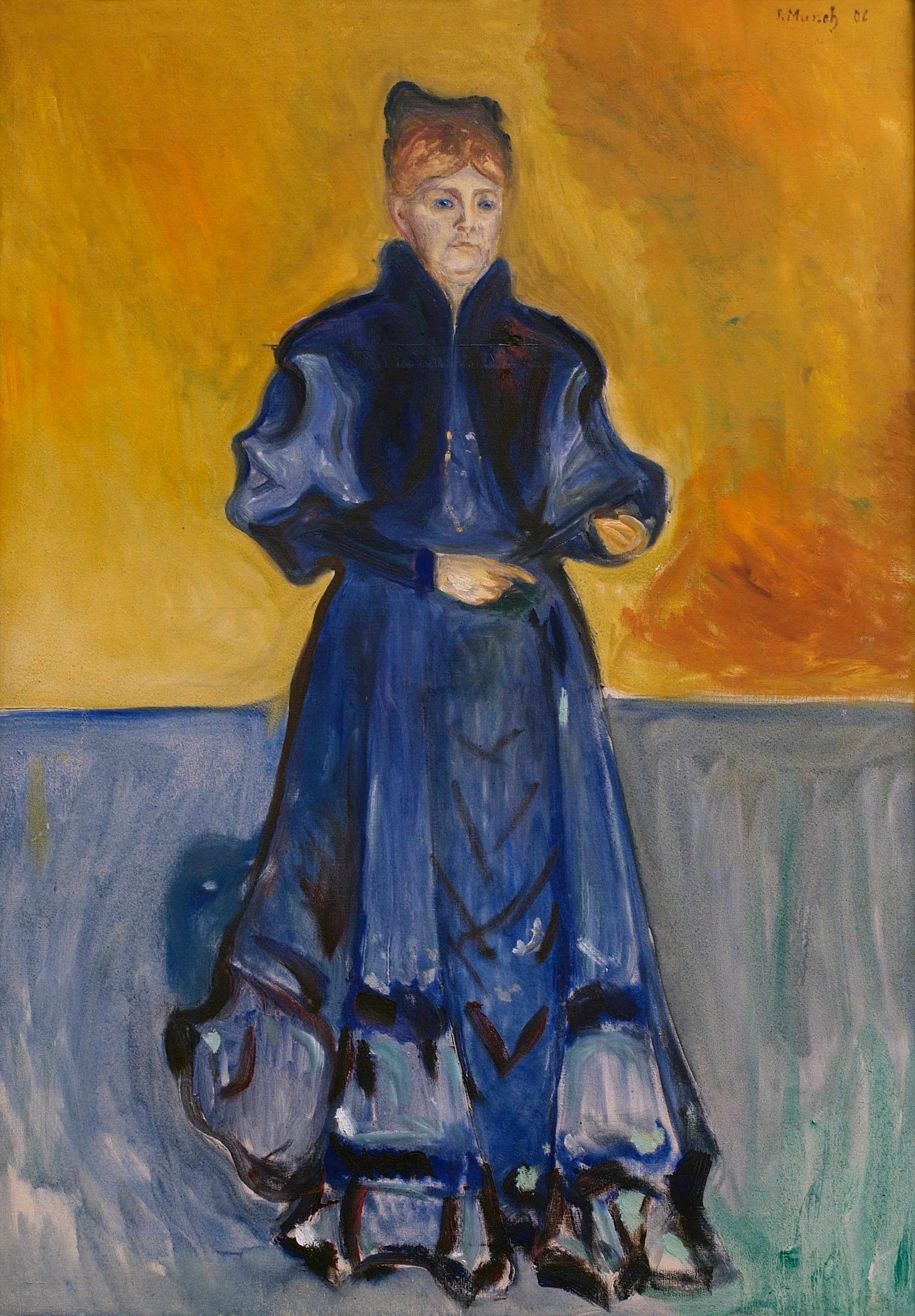 Reproduction du tableau « Élisabeth Förster-Nietzsche - Edvard Munch » par Alpha Reproduction en peinture à l’huile