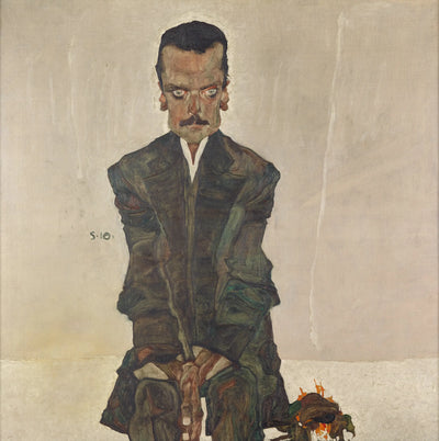 Reproduction du tableau « Édouard Kosmack - Egon Schiele » par Alpha Reproduction en peinture à l’huile
