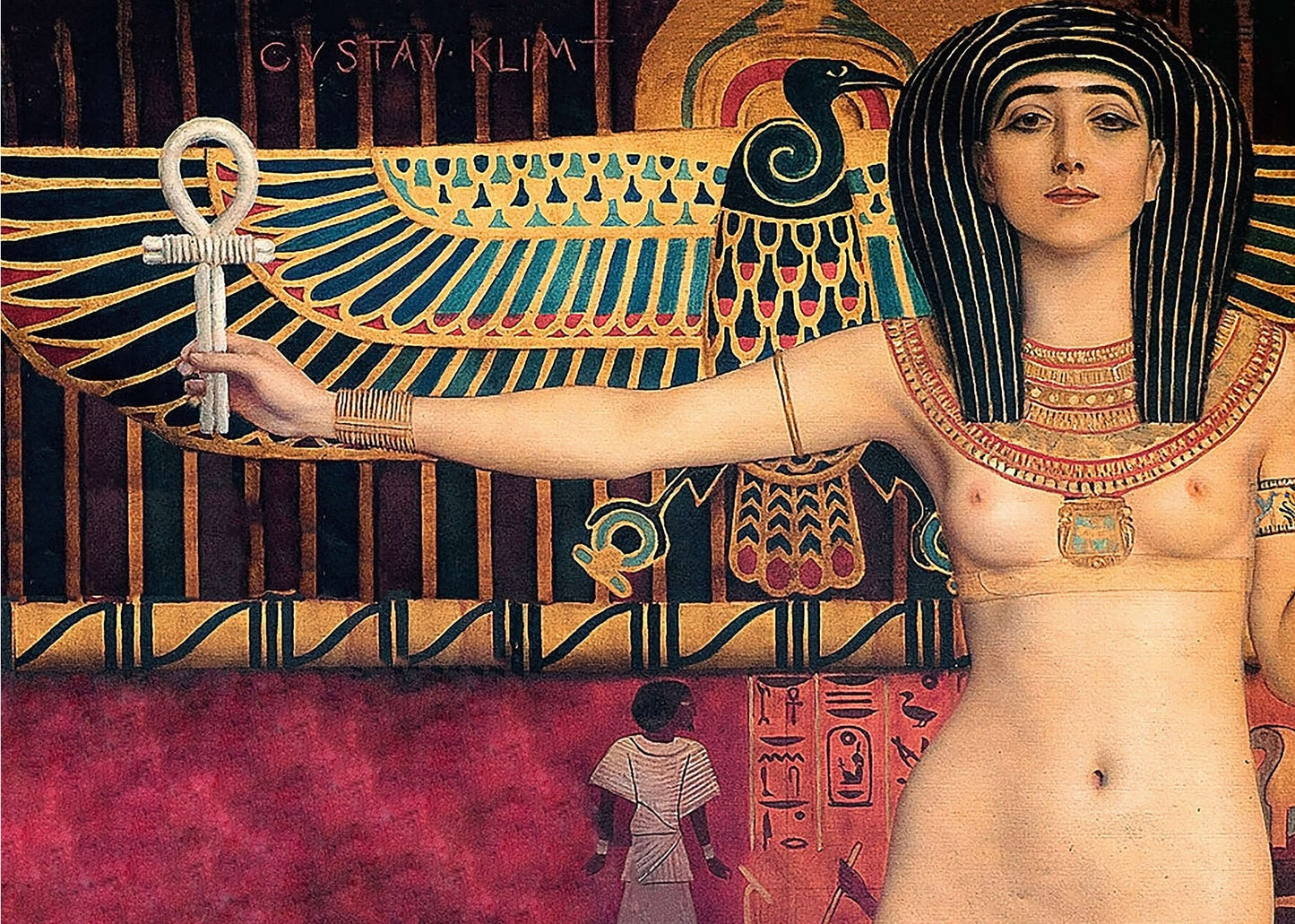 🏺 مصر القديمة – إيزيس – غوستاف كليمت (حوالي 1890-1891)