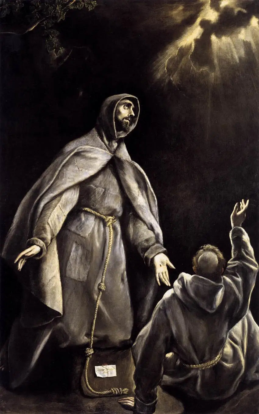 La vision de la torche enflammée de saint François - El Greco - Alpha Reproduction
