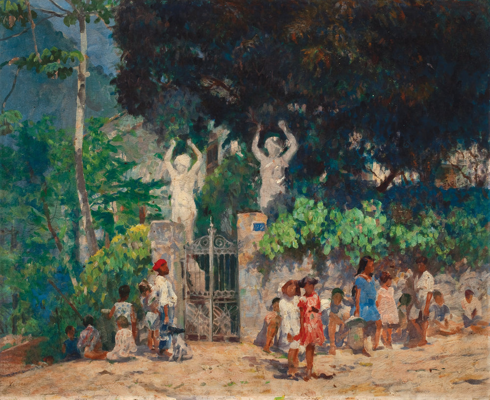 A caminho da escola - Eliseu Visconti