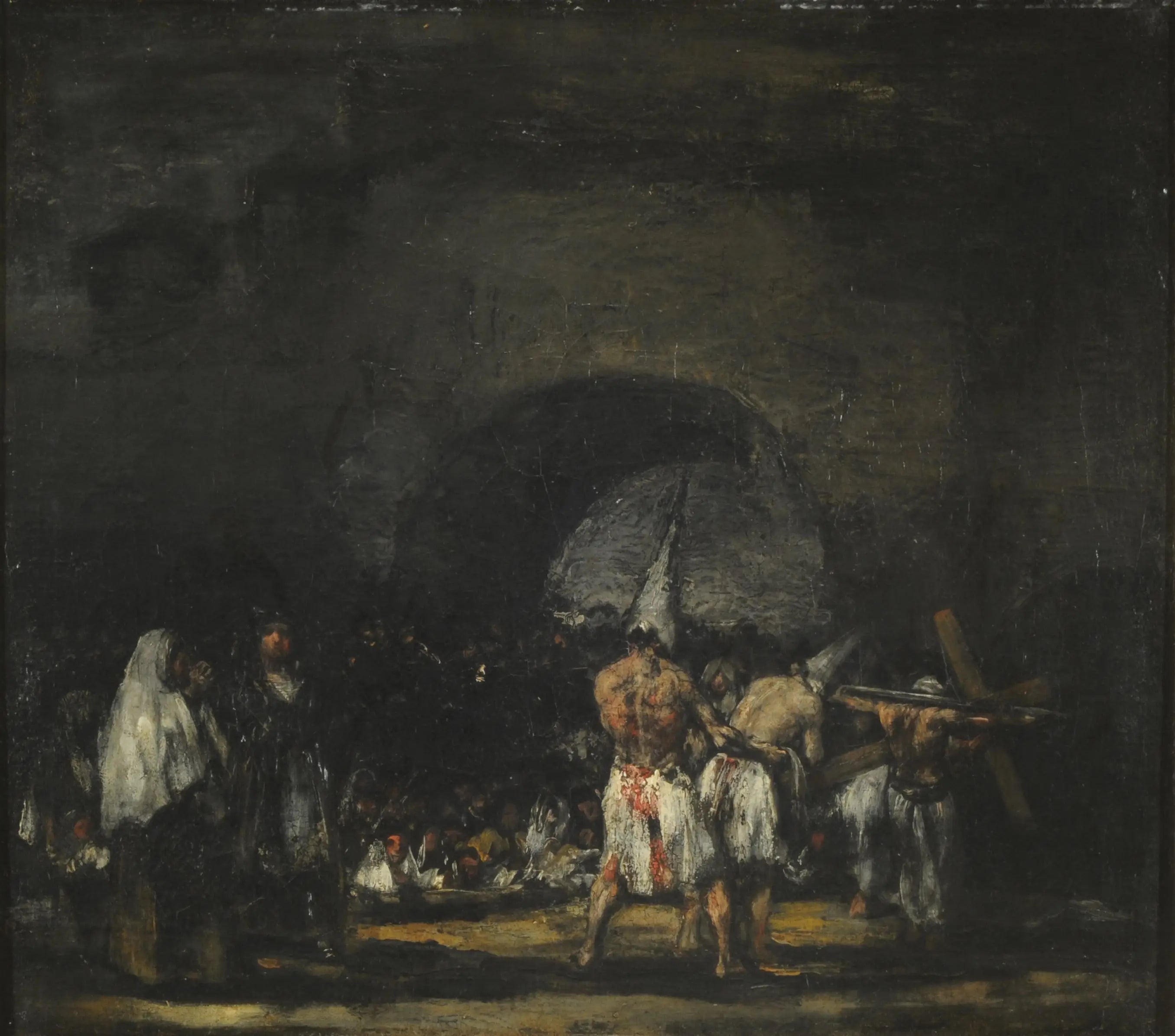 Reproduction du tableau « Scène des disciplines - Francisco de Goya » par Alpha Reproduction en peinture à l’huile