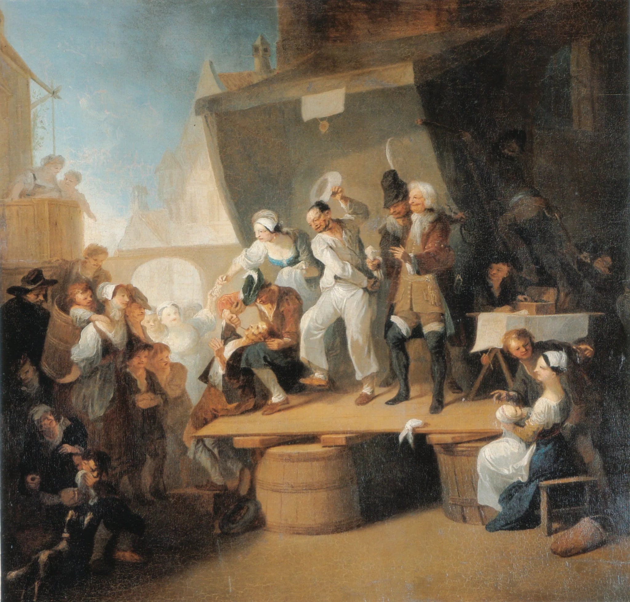 Le charlatan - Franz Anton Maulbertsch image 1 reproduction artisanale de tableau