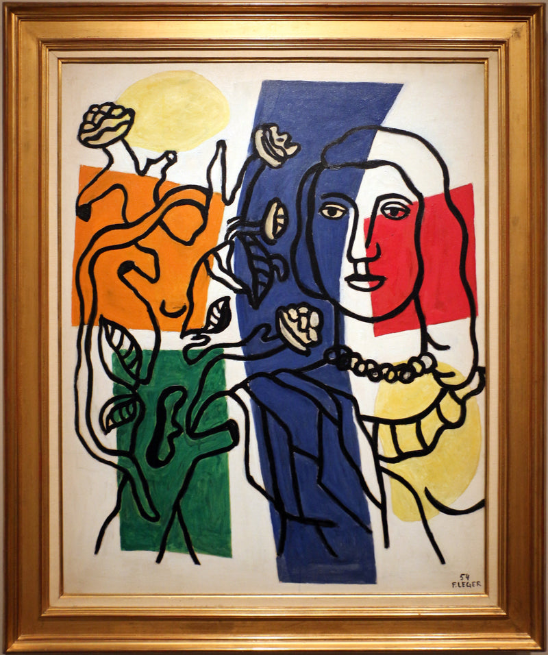 Fille avec plante - Fernand Léger