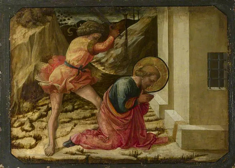 Beheading of Saint James the Great: Predella Panel - Fra Filippo Lippi - Alpha Reproduction