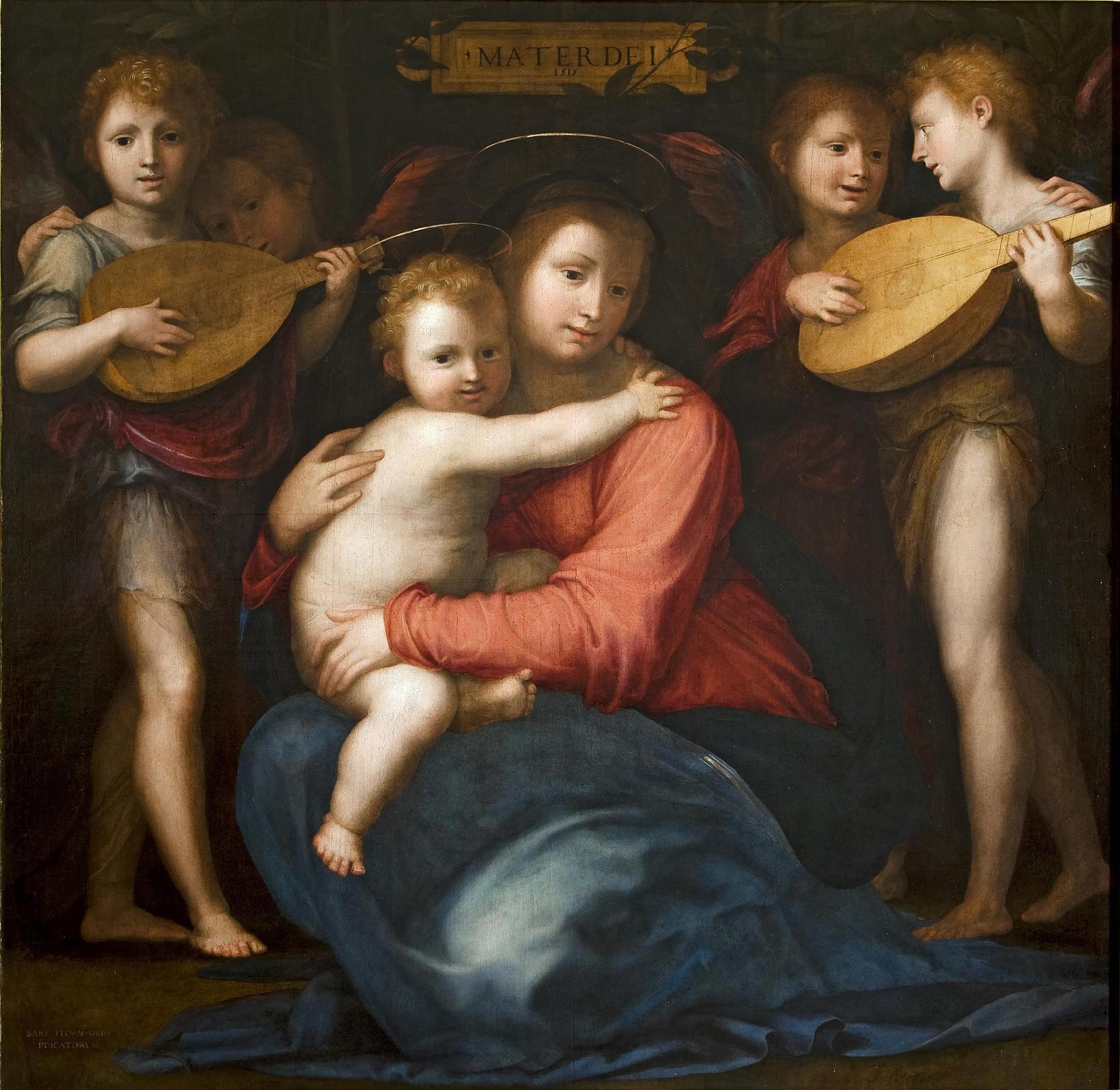 La Vierge à l'Enfant avec quatre anges - Fra Bartolomeo