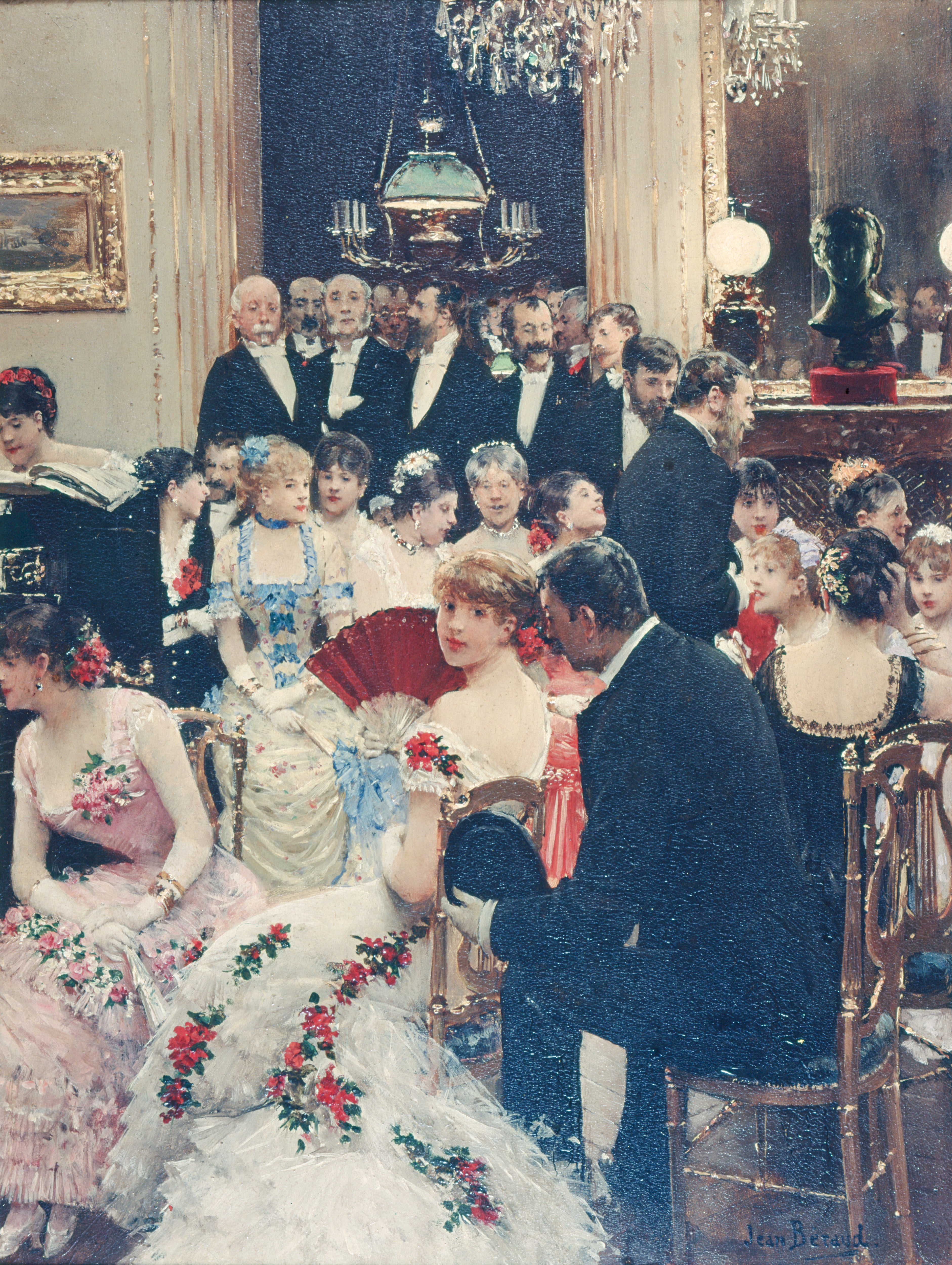 La Soirée. Autour du piano - Jean Béraud