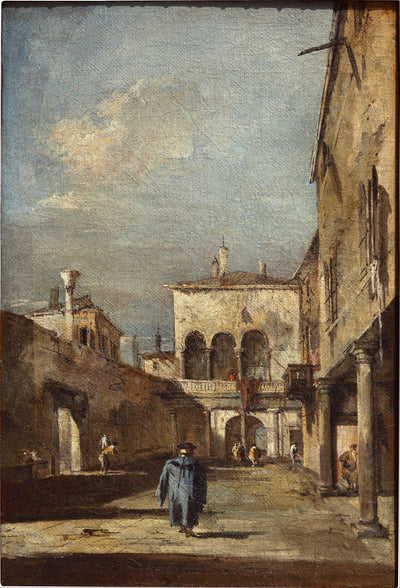 Fantaisie architecturale avec une cour - Francesco Guardi - Alpha Reproduction