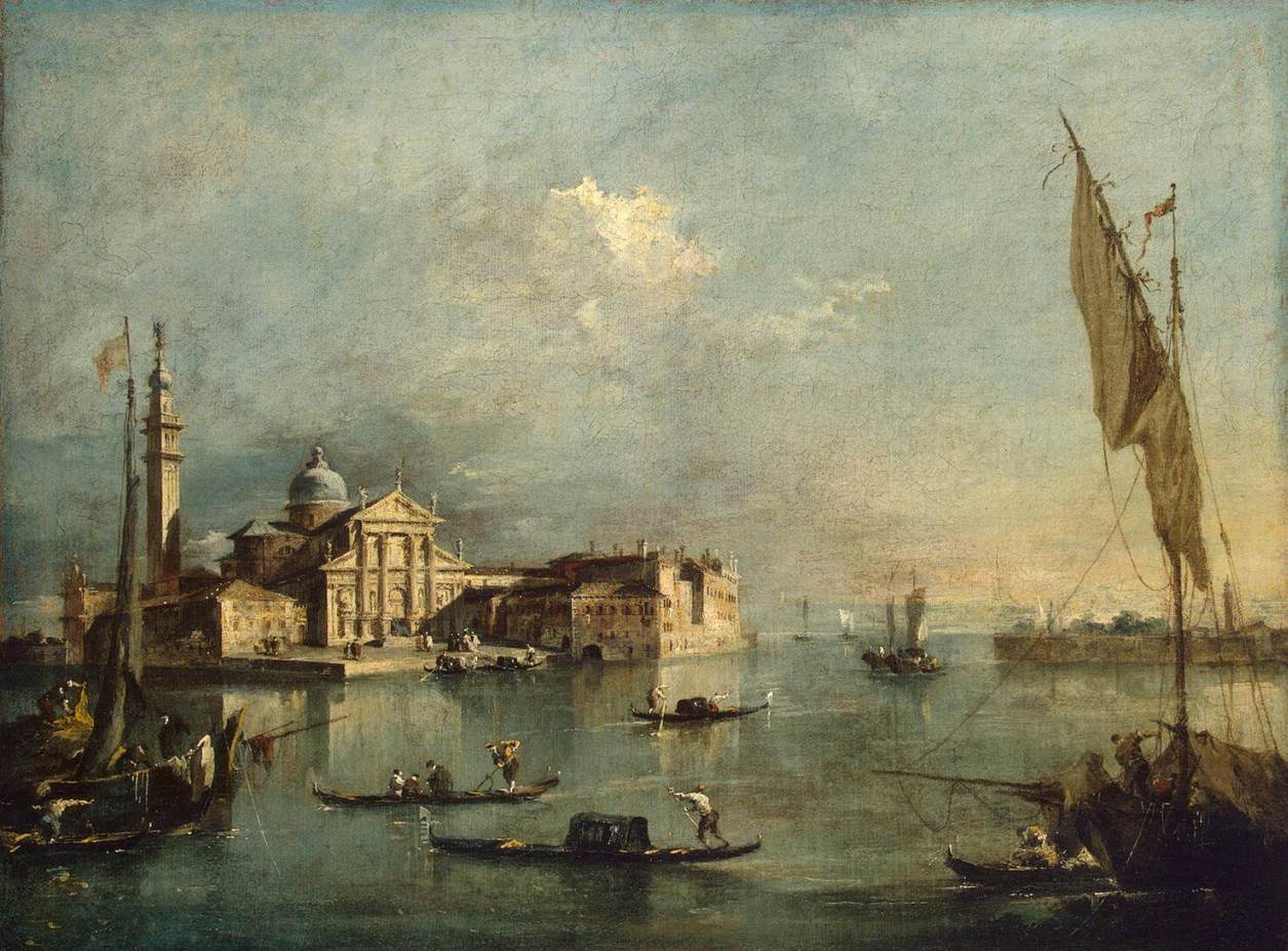 Vue de l'île de San Giorgio Maggiore - Francesco Guardi