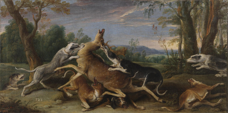 Chasse au cerf - Frans Snyders
