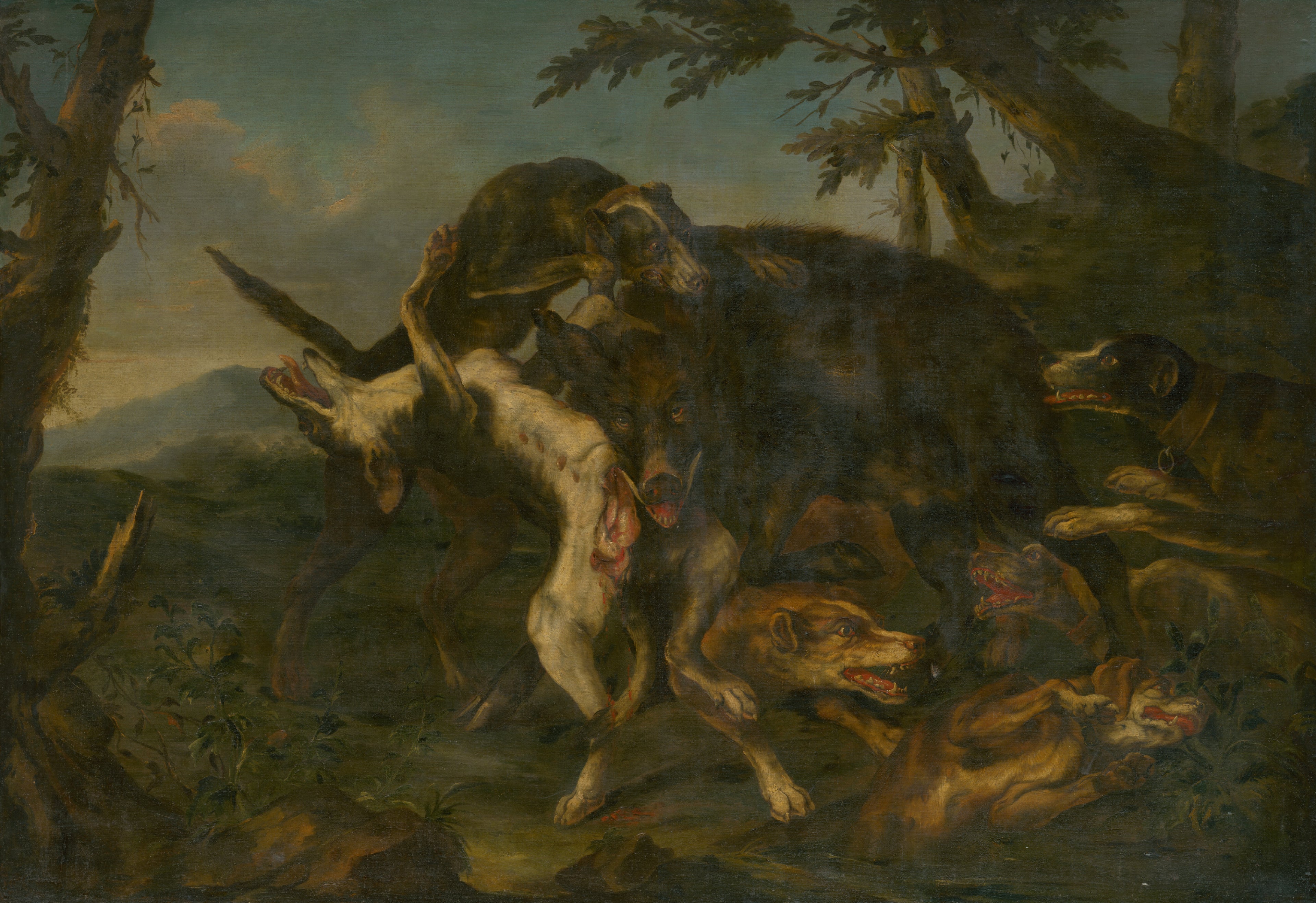 Chasse au sanglier (Slovaquie) - Frans Snyders