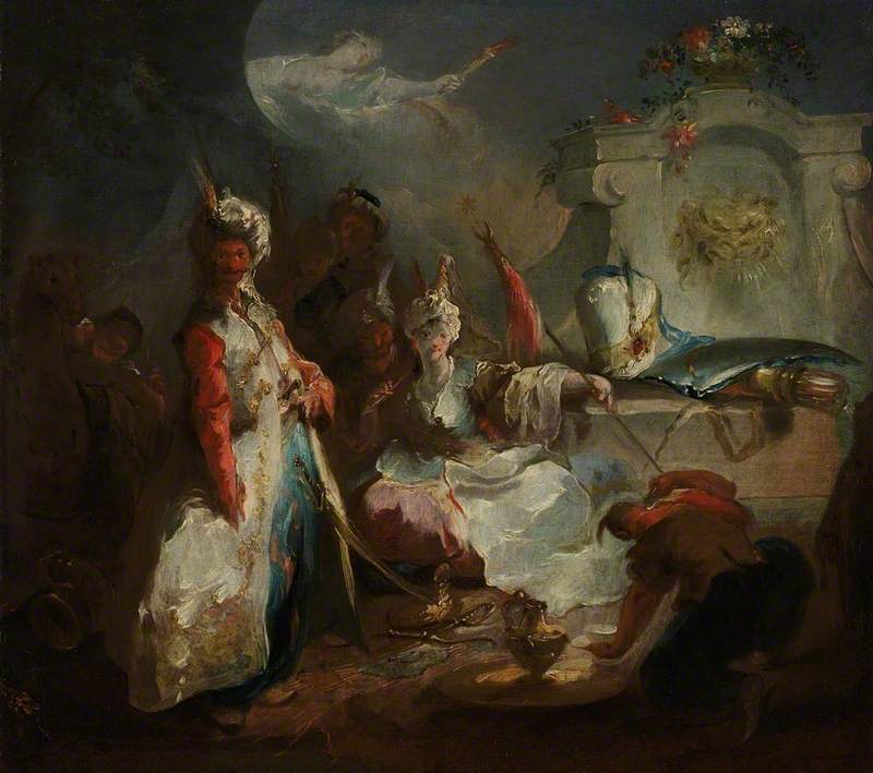 Allégorie du continent asiatique - Franz Anton Maulbertsch