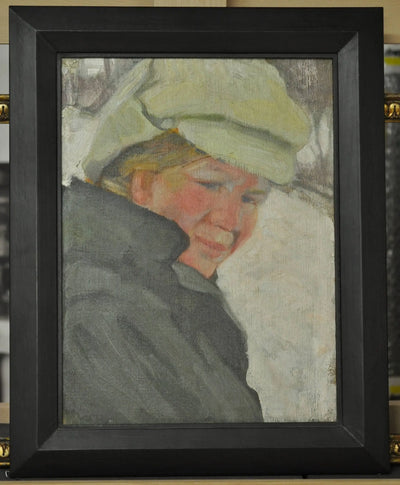 Reproduction du tableau « Portrait de Maria Frank - Franz Marc » par Alpha Reproduction en peinture à l’huile