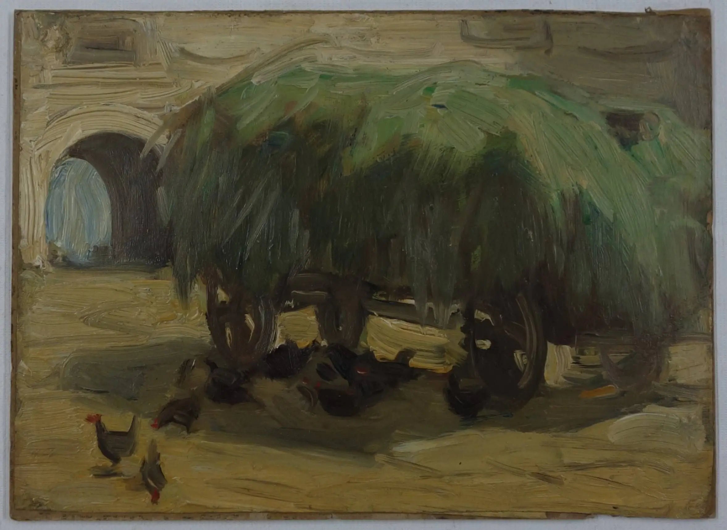 Reproduction du tableau « chariot à foin - Franz Marc » par Alpha Reproduction en peinture à l’huile