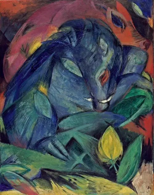 Reproduction du tableau « sangliers - Franz Marc » par Alpha Reproduction en peinture à l’huile