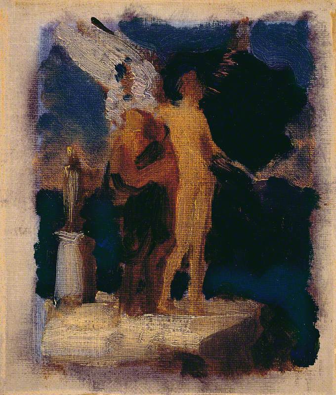 Esquisse en couleur pour « Dédale et Icare » - Frederic Leighton