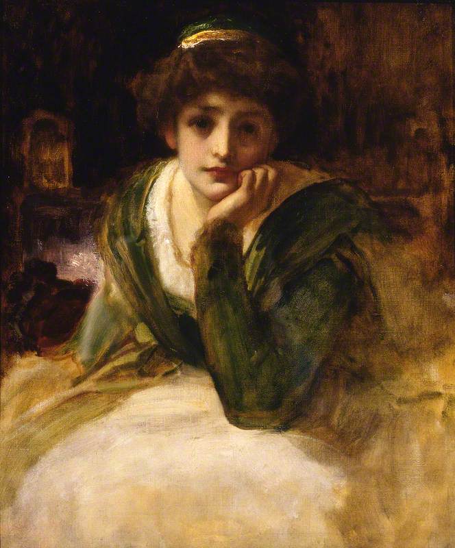 Étude pour « Desdémone » - Frederic Leighton