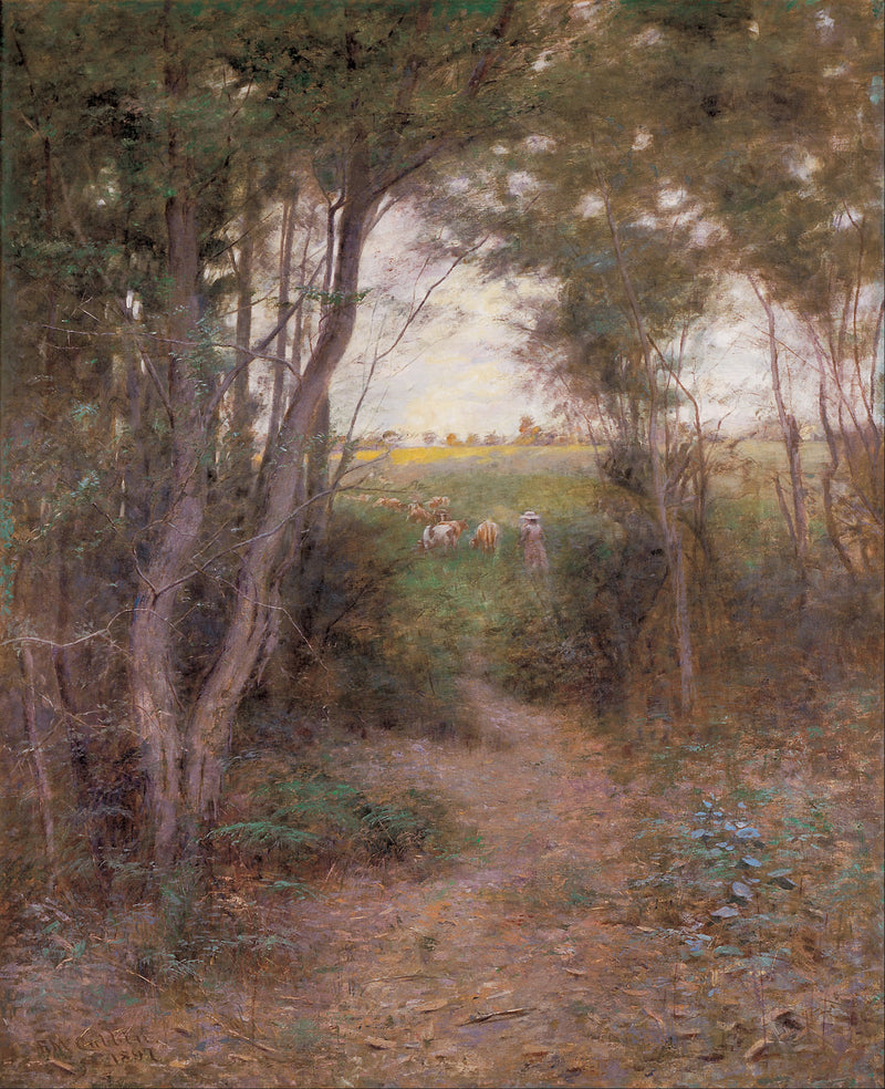 Ti-tree glade - Frederick McCubbin