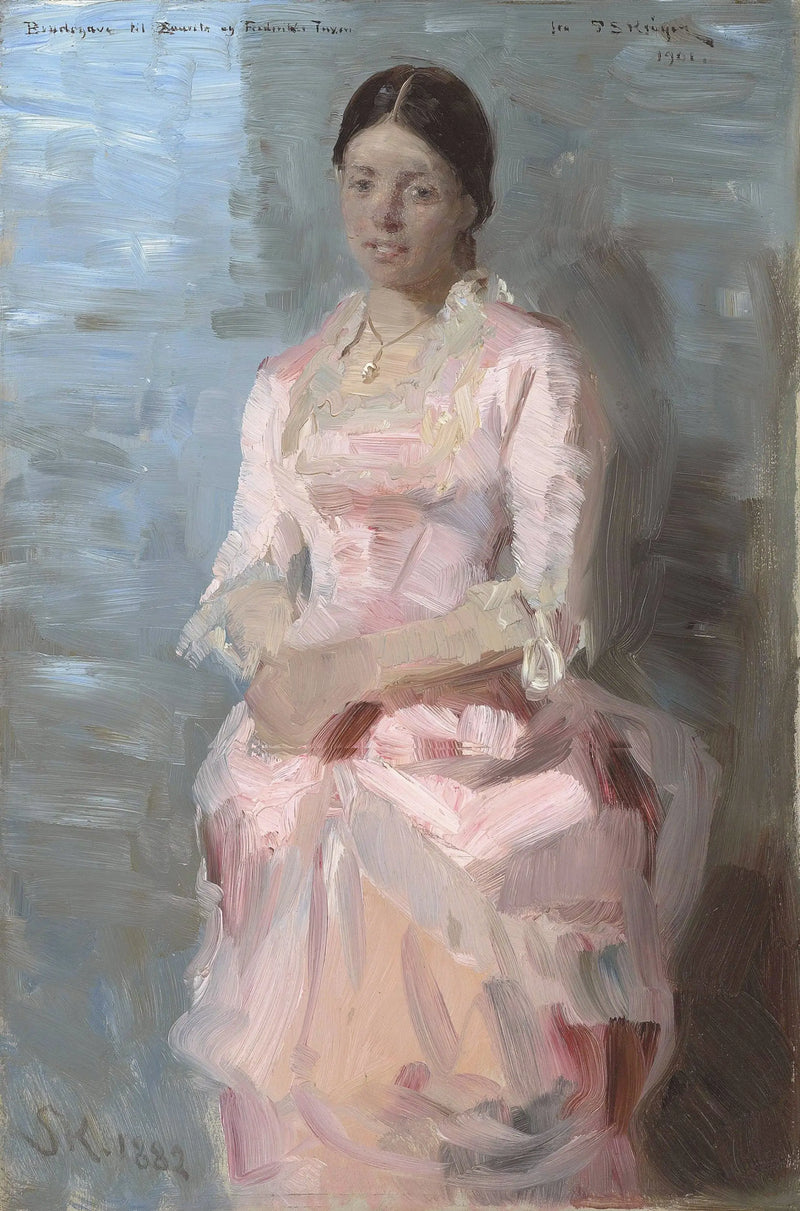 بورتريه ل Frederikke Tuxen - Peder Severin Krøyer