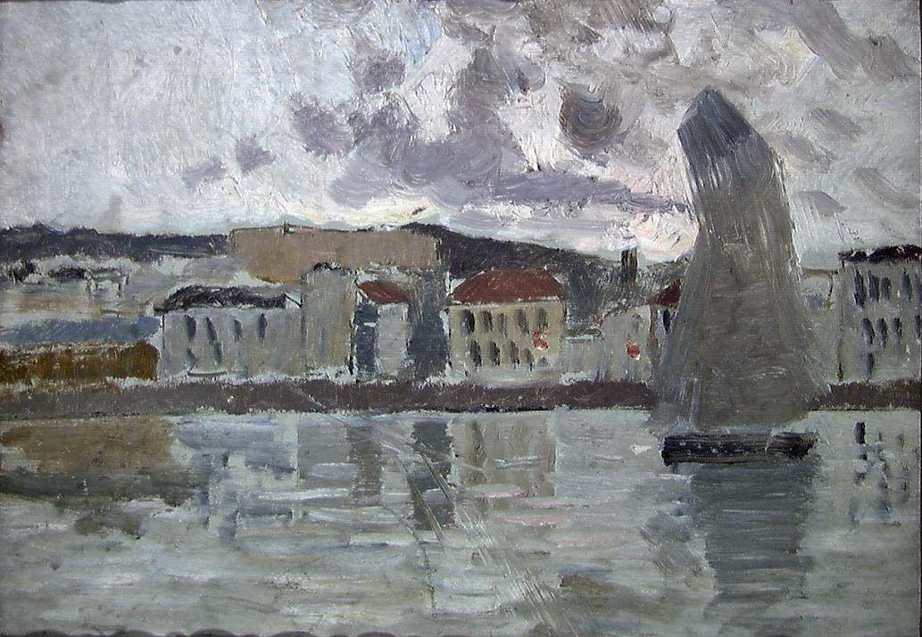 Le voilier - Frits Thaulow