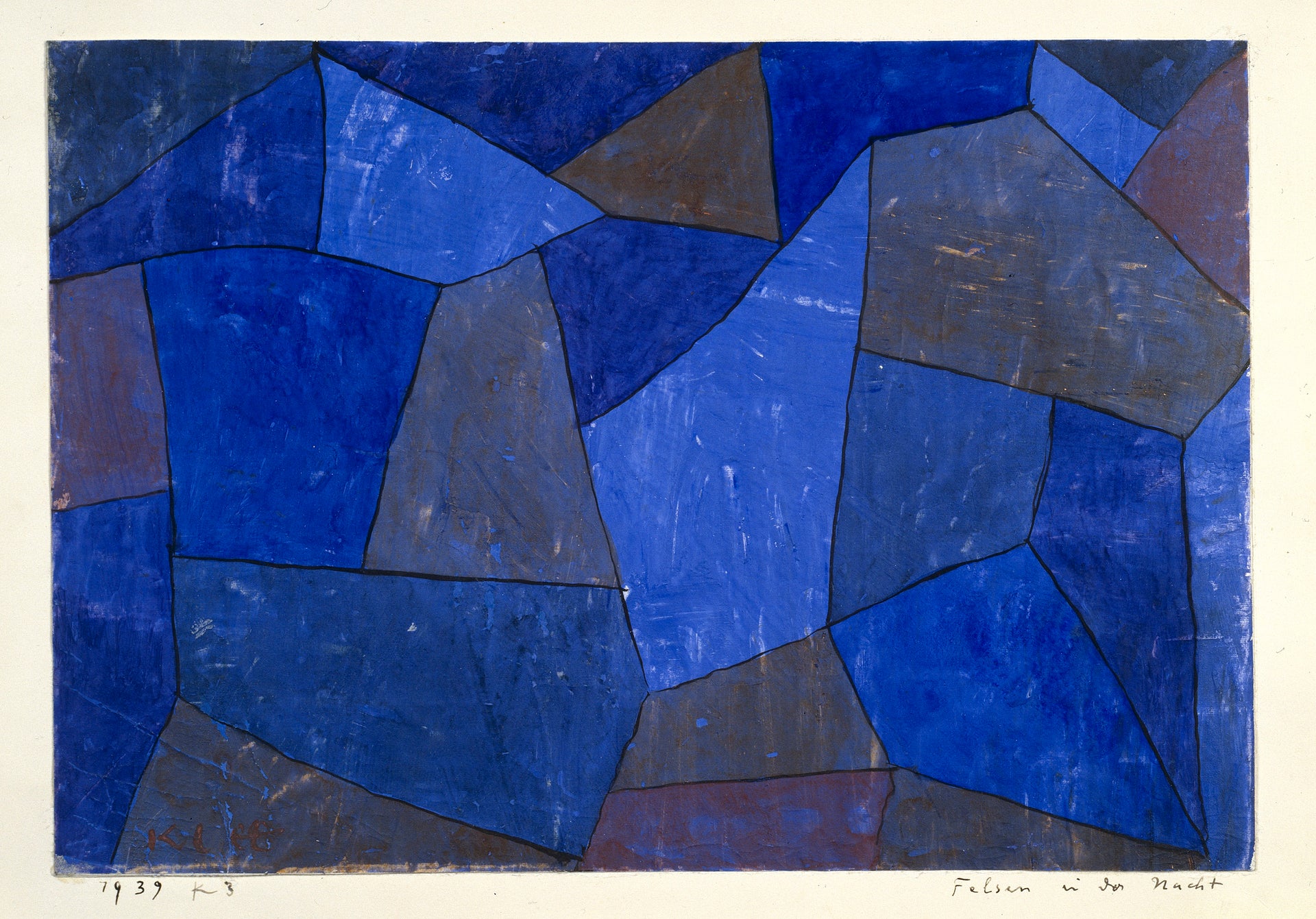 Rocks at Night — Paul Klee